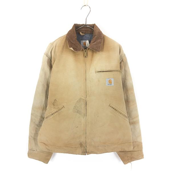 80S　USA製　Carhartt　デトロイトジャケット　裏地ブランケット 80S USA製 Carhartt デトロイトジャケット 裏地ブランケット