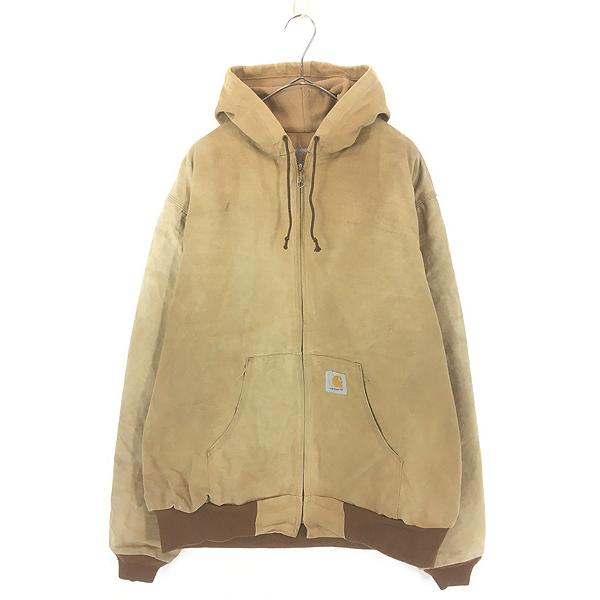 古着 80-90s Carhartt 裏地 メッシュ ブラウン ダック