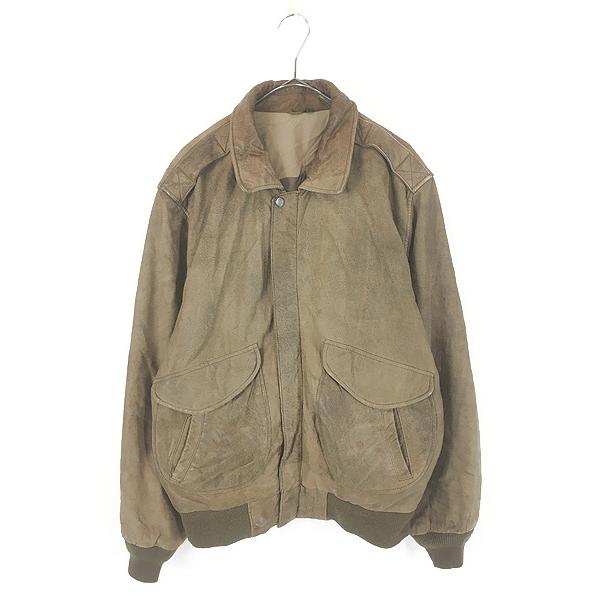 90s Hunt Club A-2タイプ レザージャケット ヴィンテージ 古着 90s Hunt Club Type A-2 本革 レザー パデッド フライト