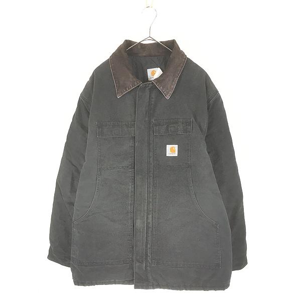 古着 80s- Carhartt BLK ブラック ダック パデット トラディショナル