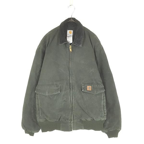 carhartt モスグリーン　ダックジャケット M》Carhartt カーハート 希少サイズ モスグリーン ダック