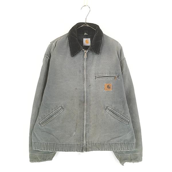 古着 80s Carhartt 裏地 パデット モスグリーン ダック