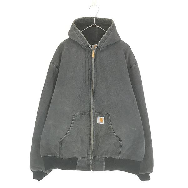 Carhartt アクティブジャケット USA製 裏メッシュ ブラック スミクロ Carhartt アクティブジャケット USA製 裏メッシュ ブラック