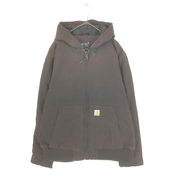古着 Carhartt DKB ダークブラウン ダック パデット アクティブ