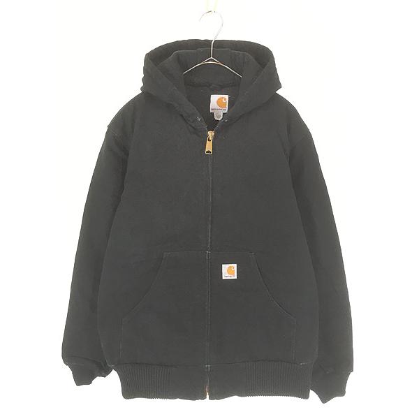 carhartt ブラックダックジャケット アメリカ製 Carhartt USA製アクティブジャケットブラック黒ダック