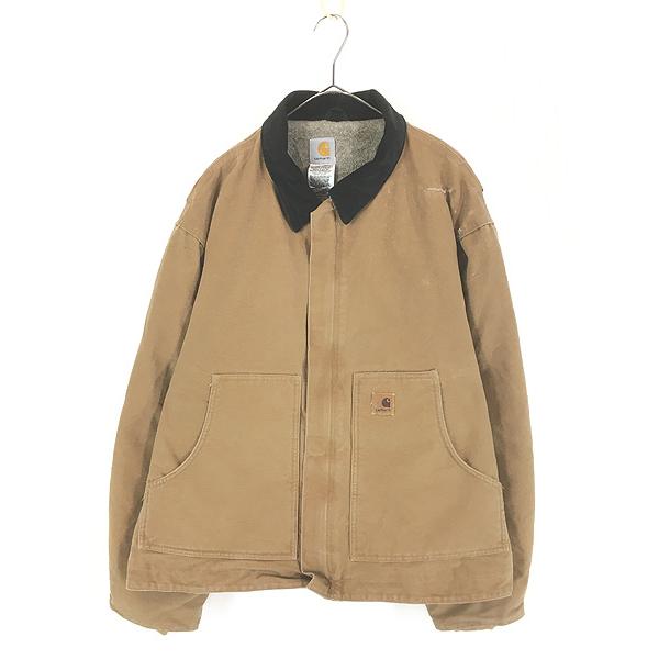 古着 10s Carhartt 裏ボア キャメル ダック トラディショナル