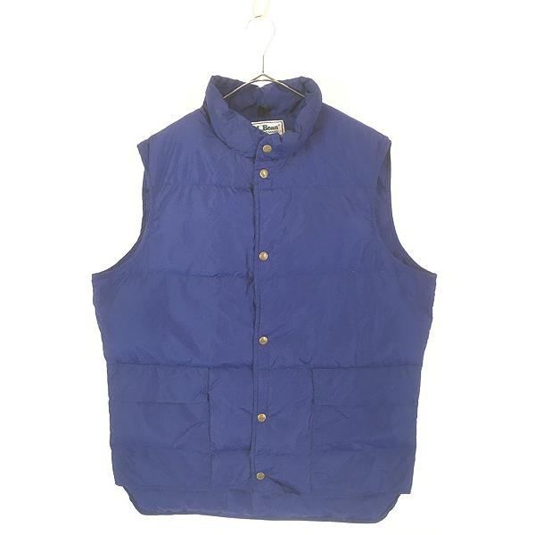 古着 80s LL Bean 軽量 ナイロン シェル グース ダウン ベスト