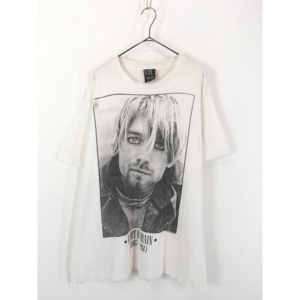 古着 90s USA製 NIRVANA Kurt Cobain 「1967-1994」 追悼 メモリアル