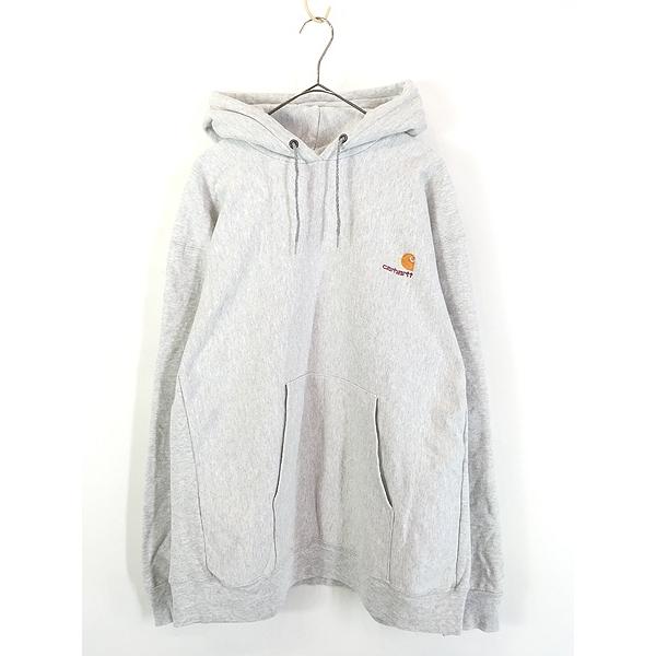 古着 80s Carhartt ワンポイント 刺しゅう リバース タイプ スウェット