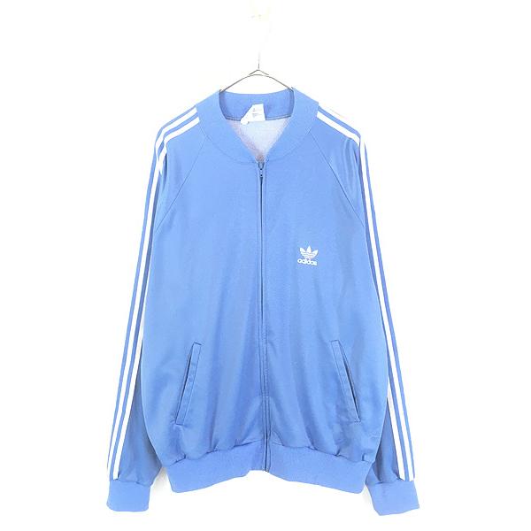古着 80s USA製 adidas ATP 光沢 ジャージ トップ トラック スーツ