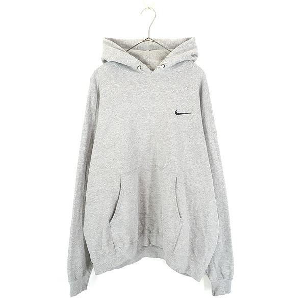 古着 90s USA製 NIKE スウォッシュ ワンポイント ソリッド スウェット