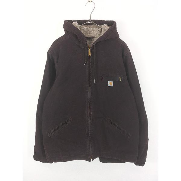 レディース 古着 00s Carhartt 裏ボア DWN ディープワイン ダック