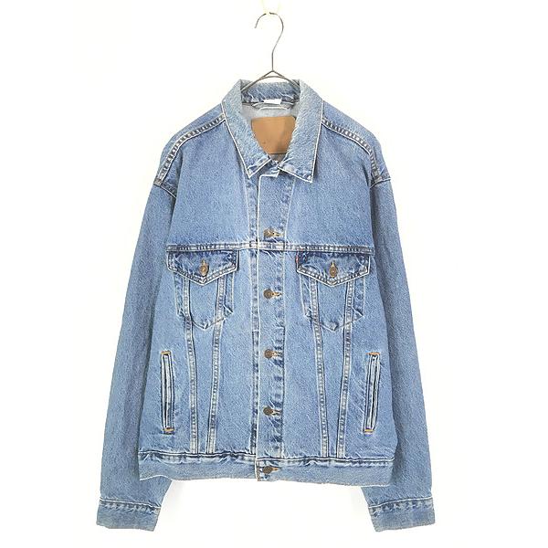 古着 90s Levi's 70507 ブルー デニム ビッグシルエット トラッカー