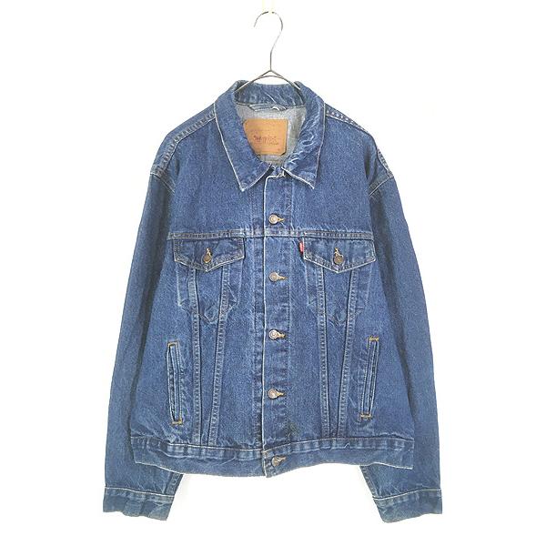 希少サイズ　90s リーバイス　USA製 70506 トラッカージャケット 古着 90s USA製 Levi's 70506-0216 濃紺 ブルー デニム トラッカー
