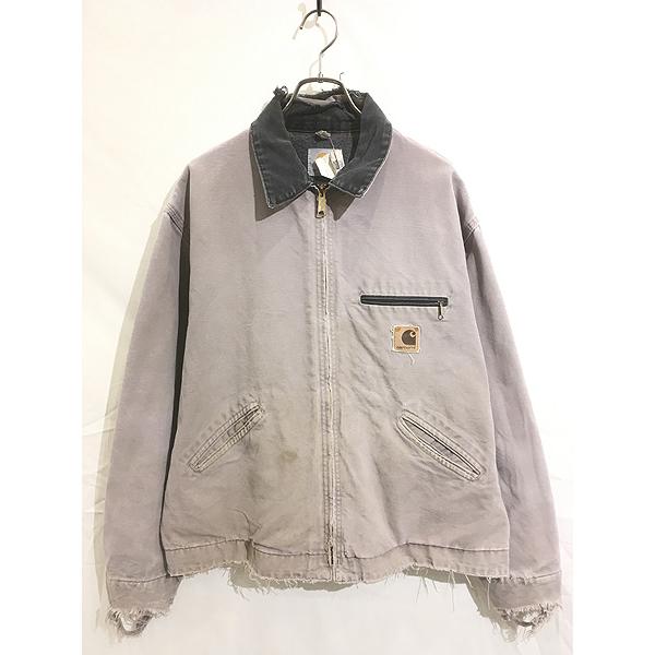 古着 90s USA製 Carhartt 裏地 チェック ブランケット レアカラー