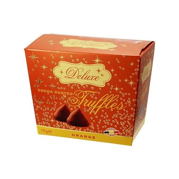 【クール便必須】 デラックス トリュフチョコ オレンジ味 175ｇ