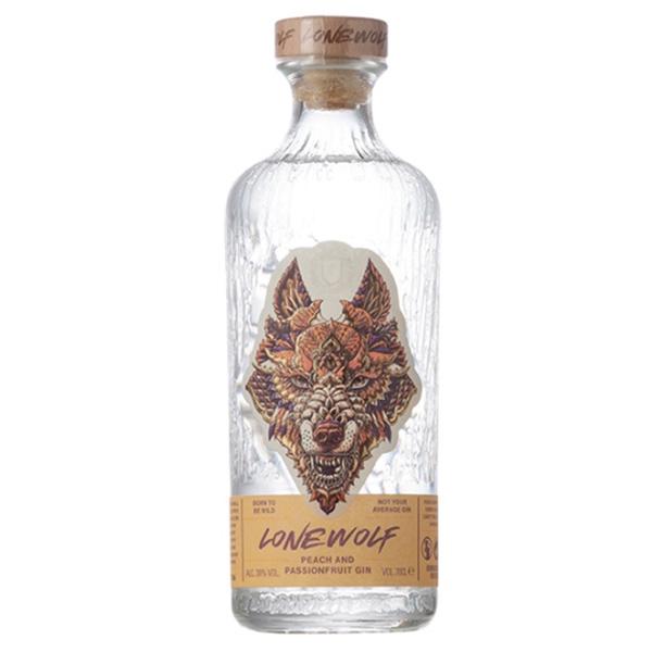 ビールで人気のブリュードッグより、スモールバッチでつくられる、クラフトジン、リニューアルして新入荷！ローンウルフピーチ＆パッションフルーツジンローンウルフ ジンのレシピをベースに、白桃、パッションフルーツ、柚子を加えてつくられたトロピカル感...