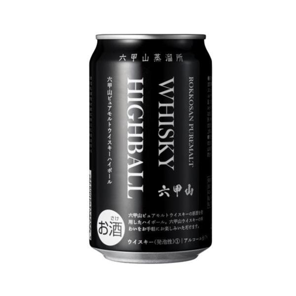 六甲山 ピュアモルト ハイボール 缶 7% 350ml ウイスキー : ビールと