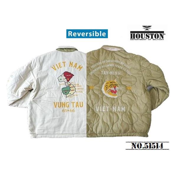 HOUSTON ヒューストン　ベトジャン　ベトナムジャケット　L HOUSTON レーヨン ベトジャン (ヒューストン ベトナムジャケット