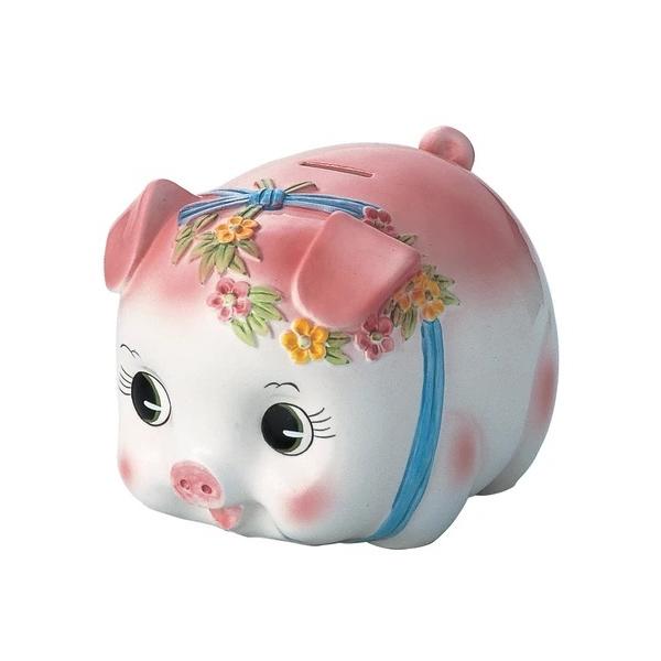【即納】豚の貯金箱 ピギーバンク 豚 貯金箱 大 ピンク S0060 ピンク ぶたちゃんの貯金箱 豚バンク