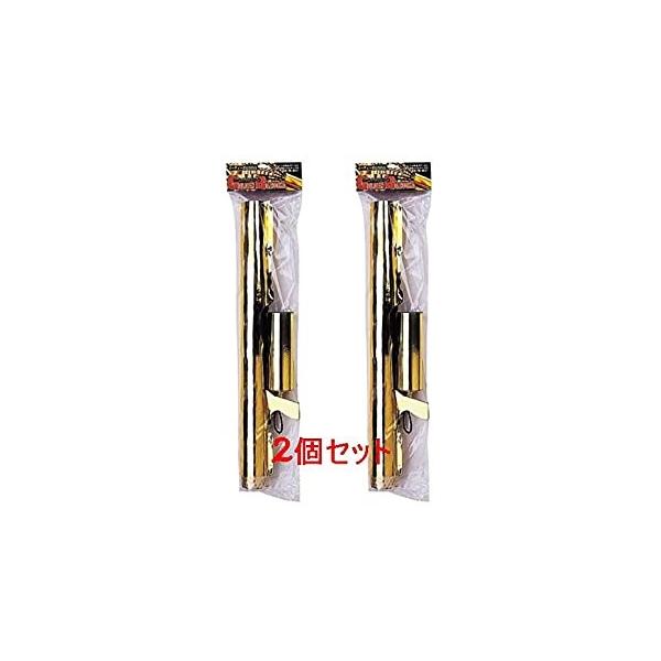 バズーカ本体はゴールド、飛び出すテープは金銀テープで目立つイベント ハロウィン ライブ ダンス クラッカー 派手 パーティ 誕生日 ド派手 バズーカー バズーカ 迫力が凄い キラキラテープ 飛ぶ 飛び散る ビッグクラッカー 豪快 ゴールド ...