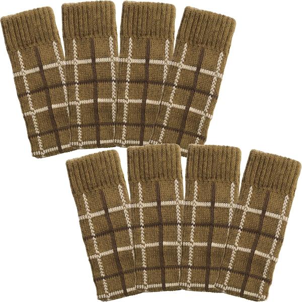 お家の椅子に付けるだけ！フローリングや畳のキズを防止します脱げにくい チェアソックス　チェック　コジット　フローリング キズ対策　床の傷 対策　フロアーガード　フローリング 防音