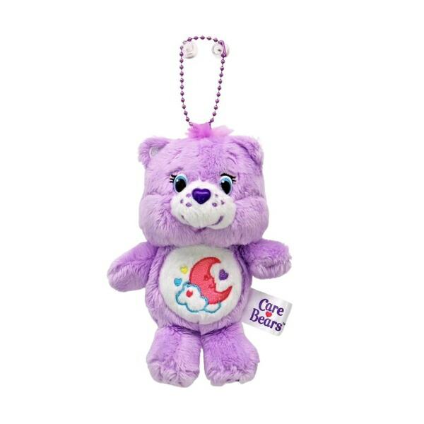 希少　【DAYDREAM BEAR】キッドロボット　ケアベア　キーストラップ　紫 在庫あり ケアベア ソフトマスコット スウィートドリームベア