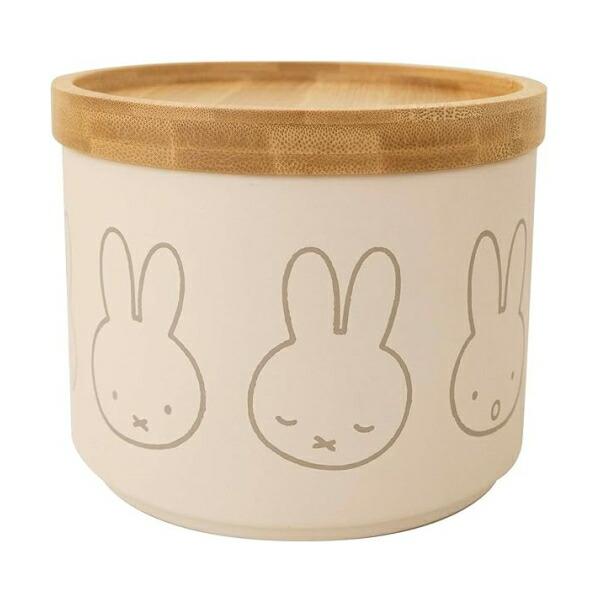 モノトーン＆シンプル！大人可愛いデザインのミッフィーシリーズより小物収納類の収納に便利なスチール製キャニスター　【商品仕様】シリーズ名：ミッフィーブランド名：オカトーメーカー型番：25008原産国／製造国：中国代表カラー：ベージュ材質：本体...