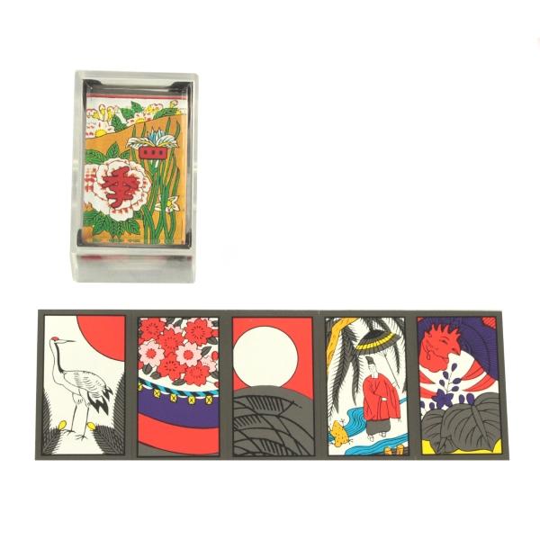 大石天狗堂 【即納】花札 四季 断裁仕上げ プラスチックケース プラ