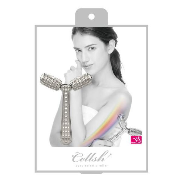 刺さない鍼でおうちエステCellsh ボディエステローラー セルシュ 美容 鍼 おうちエステ 二の腕 お腹まわり 太もも お尻 お肌を刺激 冷やして使える 母の日 美容鍼 鍼ローラー