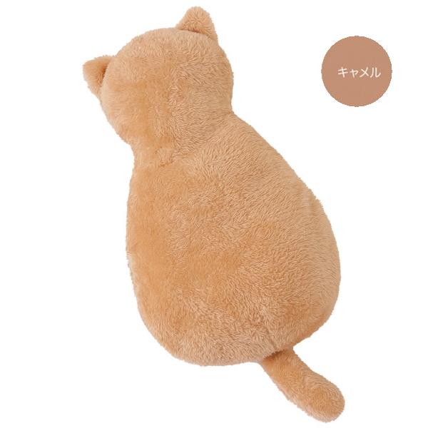 かわいいネコ型の湯たんぽで心もカラダもあたたまる！ふわふわにゃんこ湯たんぽ キャメル/ローズピンク/グレージュ ニーズ 猫 ねこ型 ネコ型 湯たんぽ 暖かい 温まる 冬 寒さ対策 冷え性 安眠 ソフトタイプ  リラックスタイム アウトドア ...