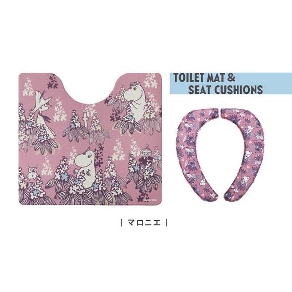 ムーミンが、トイレ空間を華やかに彩ります。北欧フィンランドのインテリアにぴったりのアイテムです！　【商品仕様】シリーズ名：拭けるトイレマット＆キッチンマットブランド名：ヨコズナクリエーション原産国／製造国：中国代表カラー：ピンク材質・表面：...
