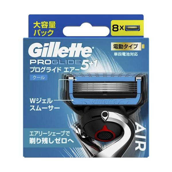 P&G ジレット Gillette プログライドエアー 電動 替刃 8B 大容量パック