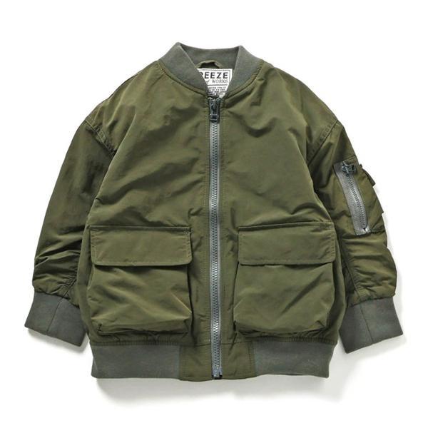 F.O.KIDS MA-1ジャケット エフオーキッズ 長袖 キッズ 子ども服 アウター 上着 ジャケット R402024