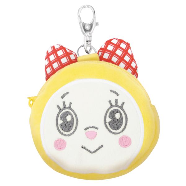 ・ドラミちゃん[縦]約9cm(キーホルダー部含まず) [横]約9.5cm [マチ]約2cm・バッグを開けずに、取り出しラクラク♪かわいいドラえもんのバッグポーチ・ミニが新登場！・ポーチ後ろのマジックテープ式ベルトで、通勤用のいつものトートバ...