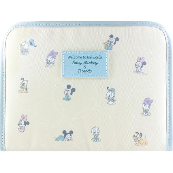 ベビーミッキーデザインのジャバラ式母子手帳ケース。ジャバラ式だと何が入っているか見えやすい。小物を収納しやすいファスナーポケット付きで母子手帳はもちろん保険証や診察券を12室にまとめておけば、お出かけの時にさっと持ち出せて便利。母子手帳サイ...