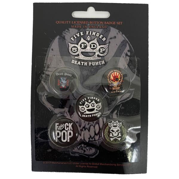 t@Cu tBK[ fX p` EFIVE FINGER DEATH PUNCH EBUTTON BADGE SETEobWEʃobWZbg(5)
