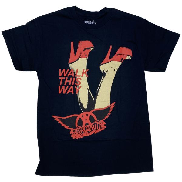 AEROSMITH・エアロスミス・WALK THIS WAY・USA版・Tシャツ・ロックT