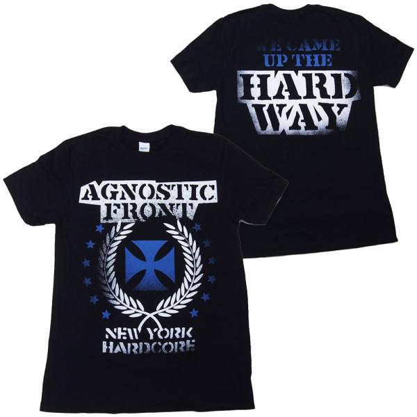 AGNOSTIC FRONT Tシャツ Lサイズ アグノスティック フロント・AGNOSTIC FRONT・BLUE IRON CROSS・T