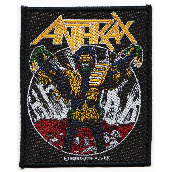 アンスラックス・ANTHRAX・JUDGE DEATH・糊無し・刺繍・ワッペン