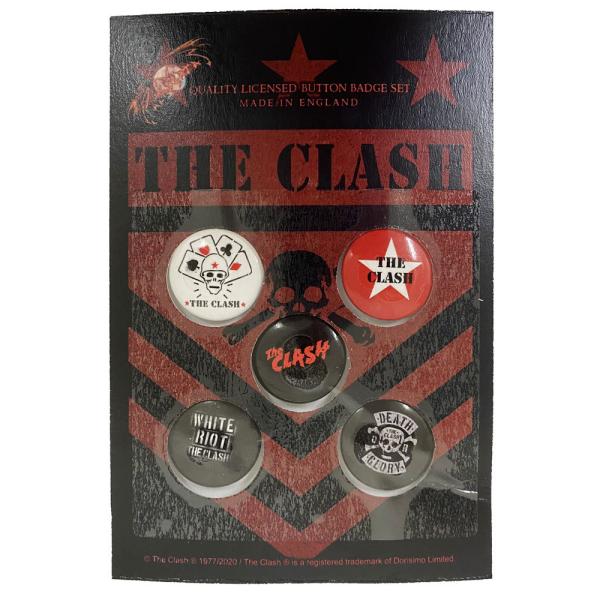 NbVETHE CLASHELONDON CALLINGEBUTTON BADGE SETEobWEʃobWZbg(5)