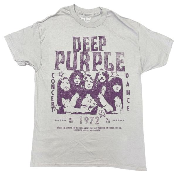 ディープ パープル・DEEP PURPLE・CONCERT 1972・USA版・Tシャツ・バンドTシャツ