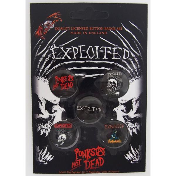GNXvCebhEEXPLOITED THEEPUNKS NOT DEADEBUTTON BADGE SET ʃobWZbg(5)
