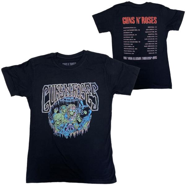 ガンズ アンド ロゼース・GUNS N ROSES・ILLUSION TOUR・Tシャツ