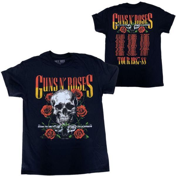 GUNS N' ROSES Tシャツ ガンズアンドローゼス ガンズ アンド ロゼース・GUNS N ROSES・87-88TOUR・Tシャツ・ ロックT
