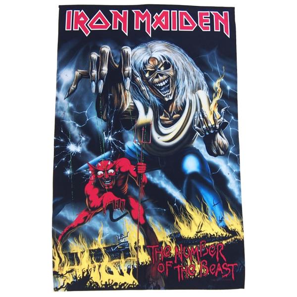 【GINGER掲載商品】 dragtrain_ironmaiden-flag-number ミュージシャン