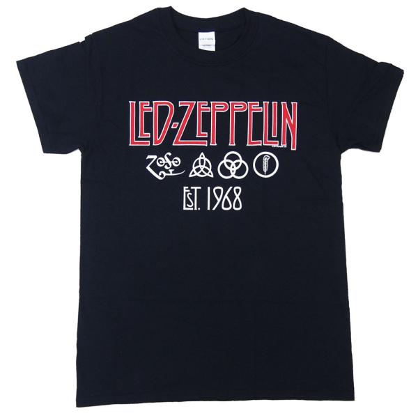 レッド ツェッペリン・LED ZEPPELIN・SYMBOLS EST1968・ Tシャツ
