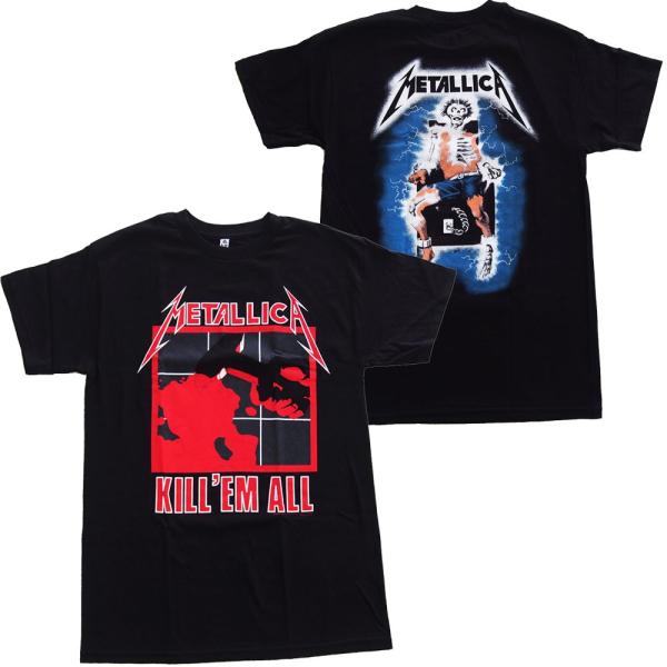 メタリカ METALLICA KILL EM' ALL バックプリント ELECTRIC CHAIR T
