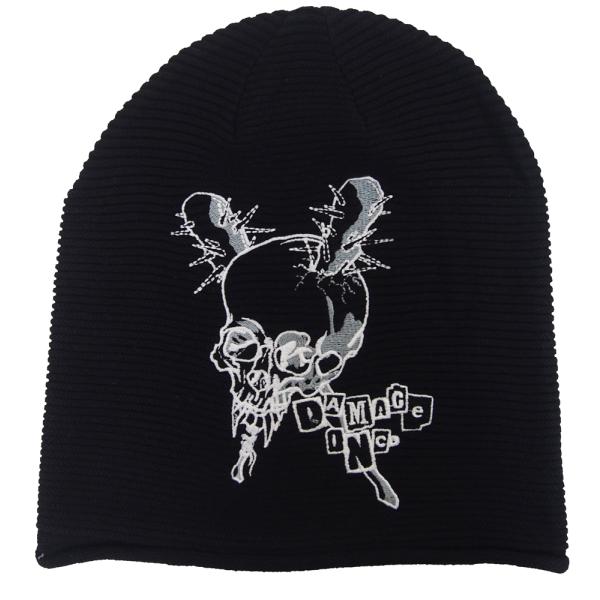 ���^���J�EMETALLICA�EDAMAGE INC BLACK SLOUCH BEANIE�E�j�b�g�X�E�r�[�j�[
