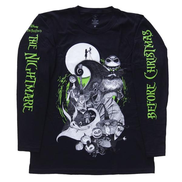 ナイトメアビフォアクリスマス Tシャツ NIGHTMARE BEFORE CHRISTMAS・ナイトメア ビフォア クリスマス